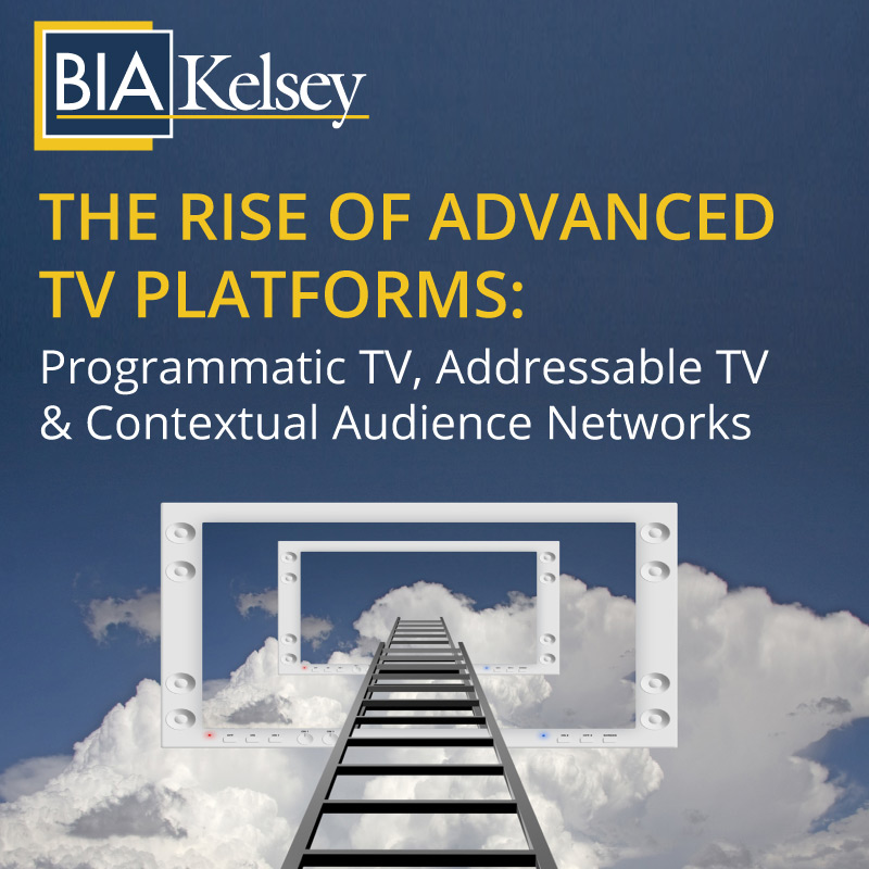 BIA/Kelsey Forecasts Local Video Market Set To Grow $5.4 Billion By 2021