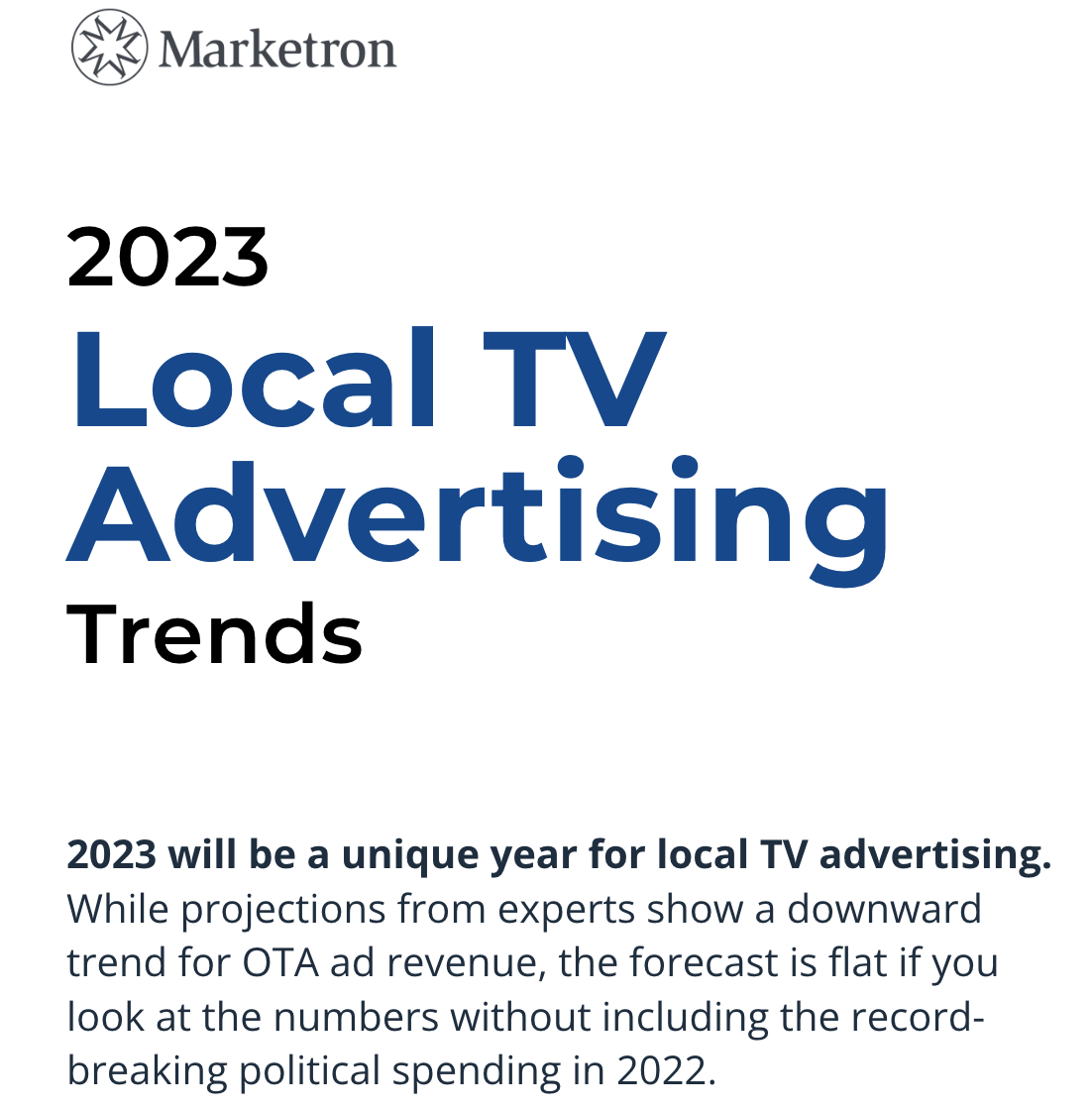 Tactics And Strategies To Grow 2023 TV Ad Revenue Topic Of Webinar