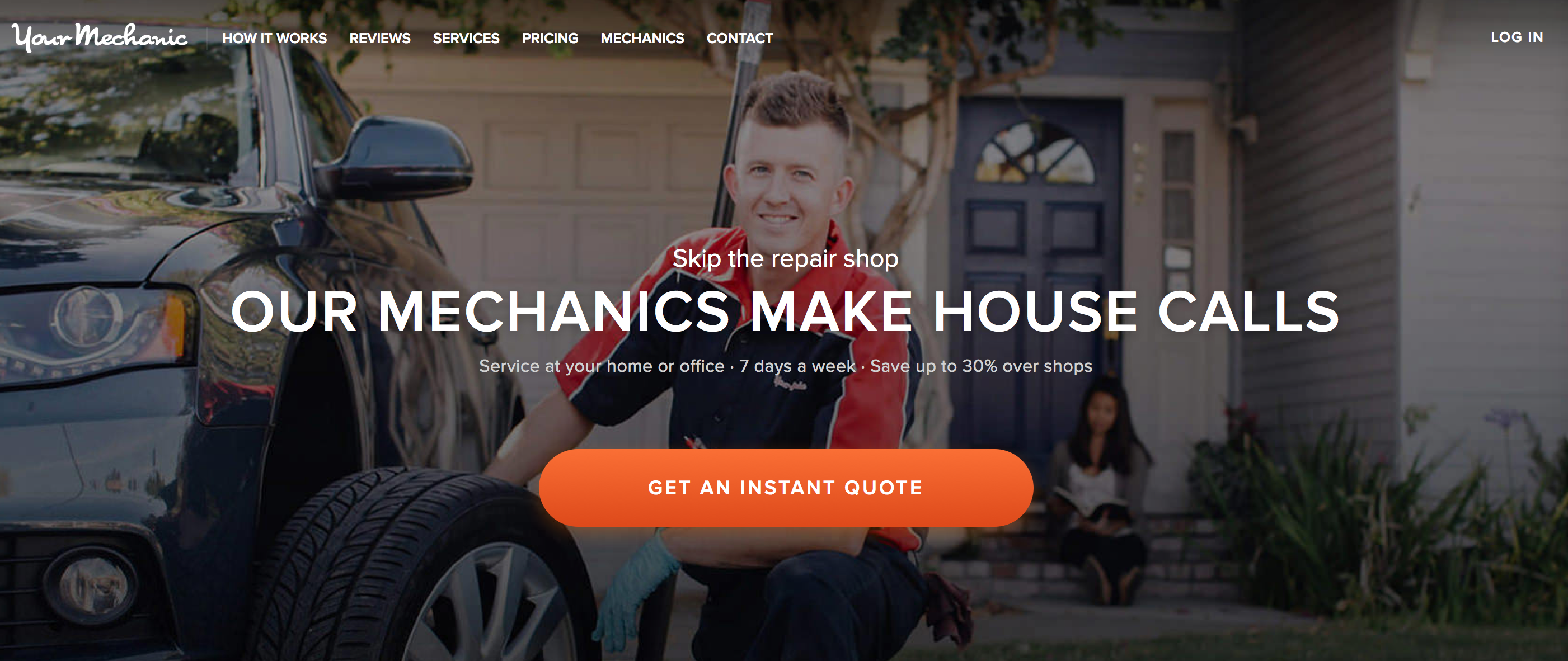 YourMechanic Home Page