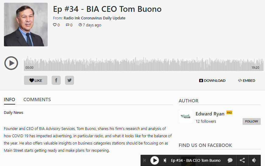 Pockets Of Opportunity For Radio: Tom Buono Explains In Radio Ink Podcast