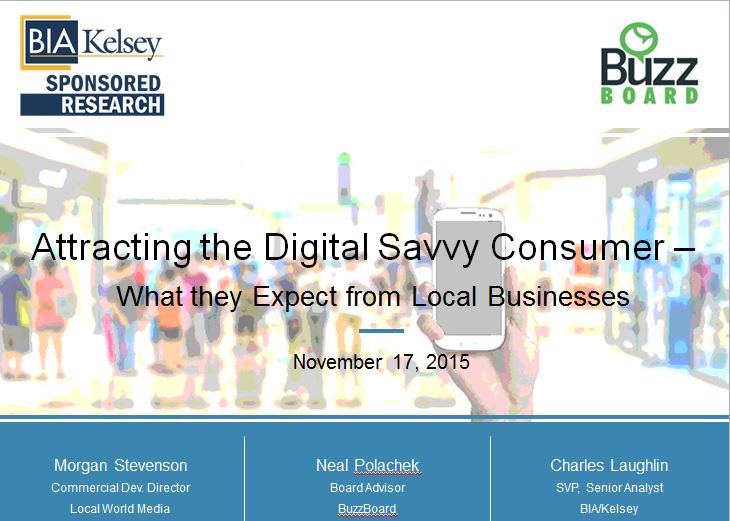 What Do Digital-Savvy Consumers Expect From Local Businesses?